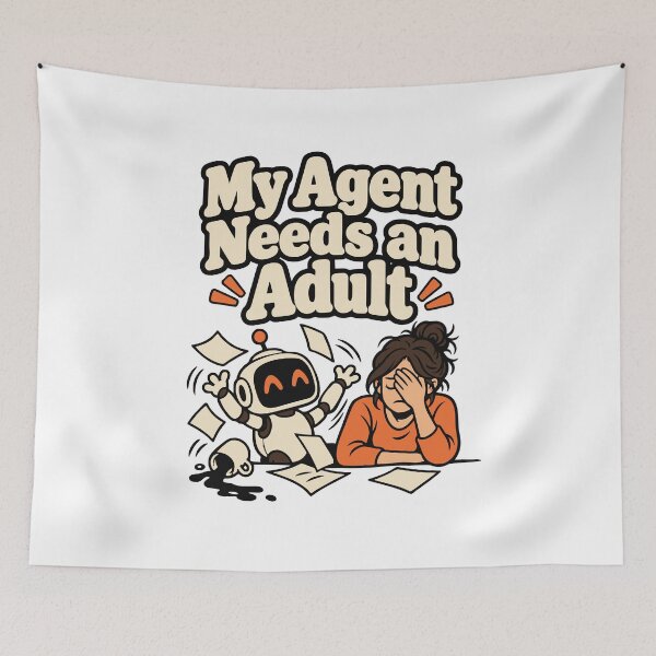 Item preview, My Agent Needs an Adult Comic Design designed and sold by ThreadQuirk.