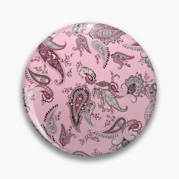 Item preview, Elegant Intricate Vintage Bohemian chich Pink Retro Boho Paisley Print designed and sold by EK EXCLUSIVE.