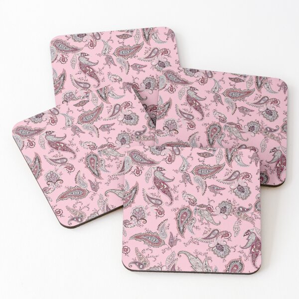 Item preview, Elegant Intricate Vintage Bohemian chich Pink Retro Boho Paisley Print designed and sold by EK EXCLUSIVE.