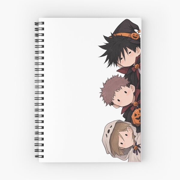 Item preview, Jujutsu Kaisen Halloween Chibi Trio | Cute Megumi, Yuji & Nobara Fan Art designed and sold by Aniwhisper240.