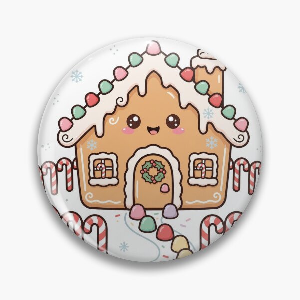 Item preview, Cute Gingerbread House Christmas Shirt | Kawaii Candy House Tee designed and sold by Inkandoccasion.