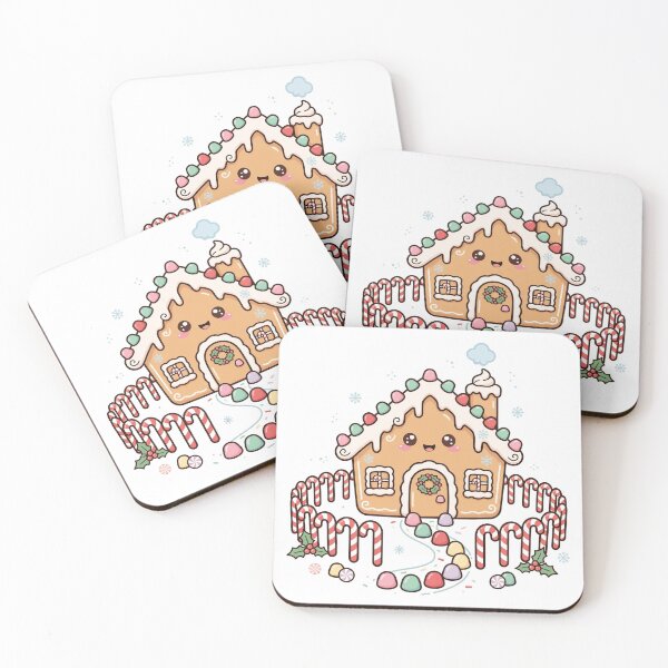 Item preview, Cute Gingerbread House Christmas Shirt | Kawaii Candy House Tee designed and sold by Inkandoccasion.
