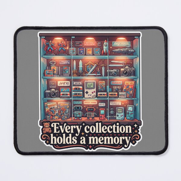 Item preview, Illuminated Glass Display Geek Collectible Figures Shelf designed and sold by KhAIa Reeve Art Studio.