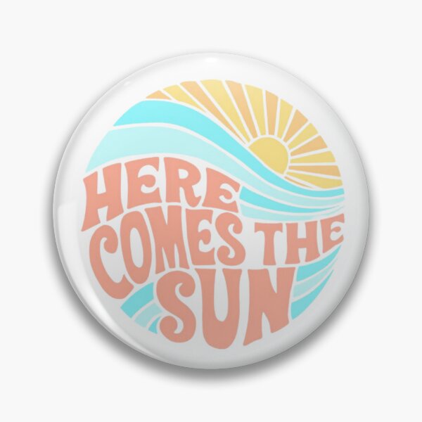 Item preview, Here Comes the Sun Retro Beach Aesthetic Design designed and sold by AandBCollective.