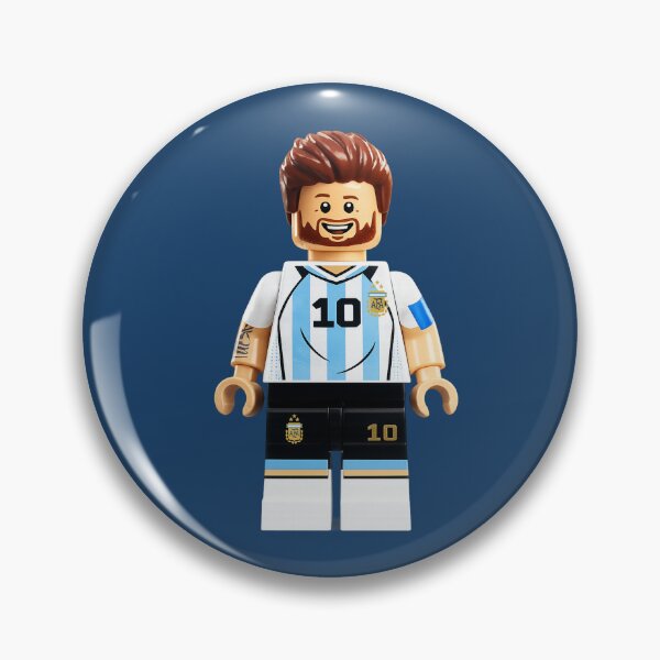 Item preview, Lionel Messi LM10 Brick Football Player – LEGO Style designed and sold by briestudio.