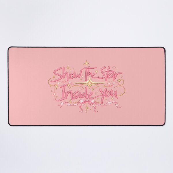 Item preview, Show the Star Inside You – Pink Inspirational Quote designed and sold by seventusco.