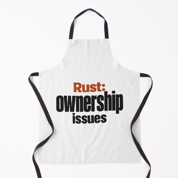 Item preview, Rust I Have Ownership Issues Funny Programmer Typography designed and sold by ThreadQuirk.
