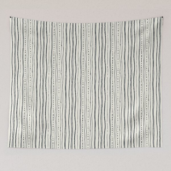 Item preview, Minimalist Charcoal Dashed Lines Retro Chic Vibes designed and sold by Pattique.
