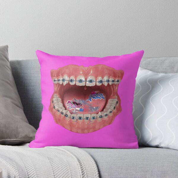 Item preview, Ugly Braces - Punk Realism Dental Jaw Portrait designed and sold by Irrelevant Grrl.