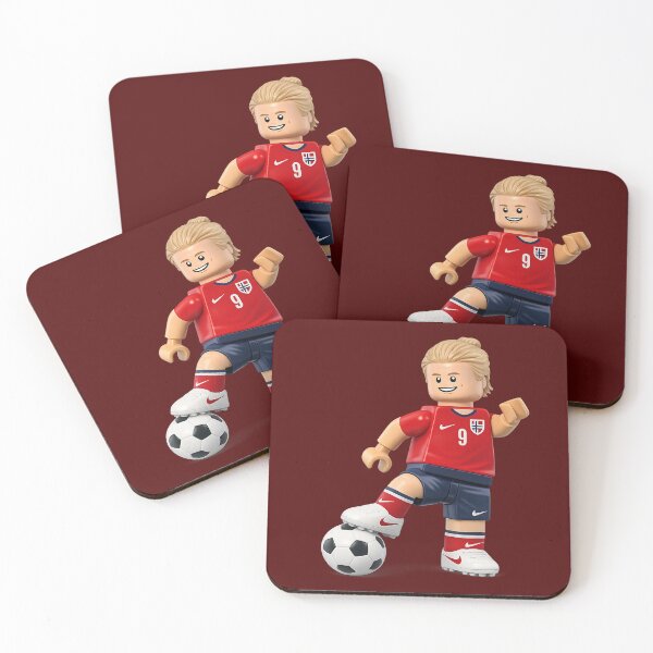 Item preview, Erling Haaland Brick Football Player – LEGO Style designed and sold by briestudio.