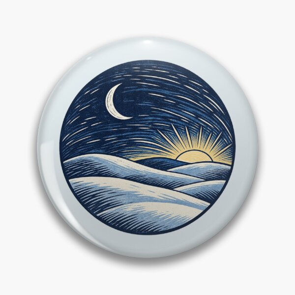 Item preview, Longest Night Sunrise - Winter Solstice Illustration designed and sold by JPMprints.