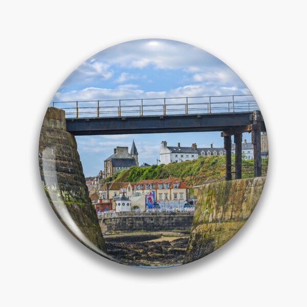 Item preview, Whitby Town Through the Harbour Piers designed and sold by Astute-Artio-Photography.