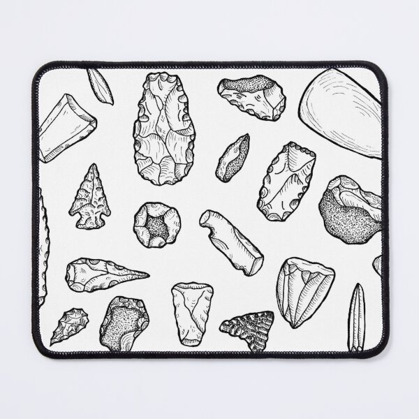 Item preview, Flint tools line art designed and sold by blackblizzard.