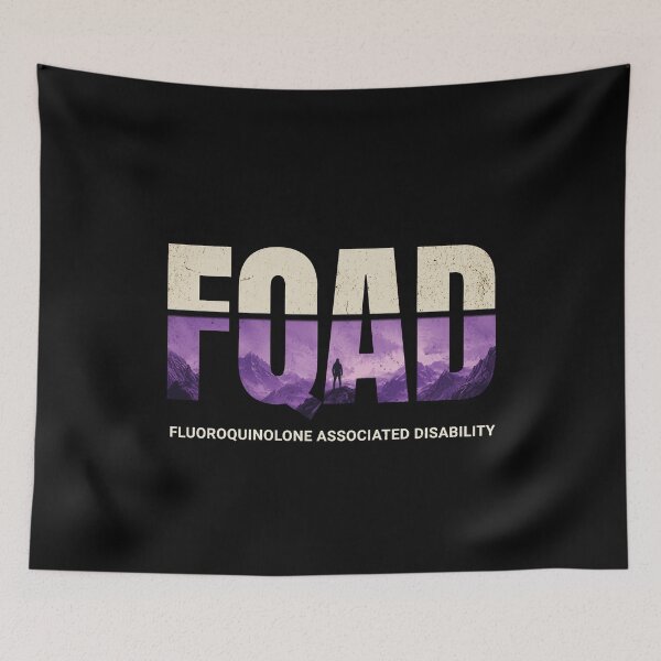 Item preview, FQAD – Fluoroquinolone Associated Disability Awareness designed and sold by Small Revolutions.