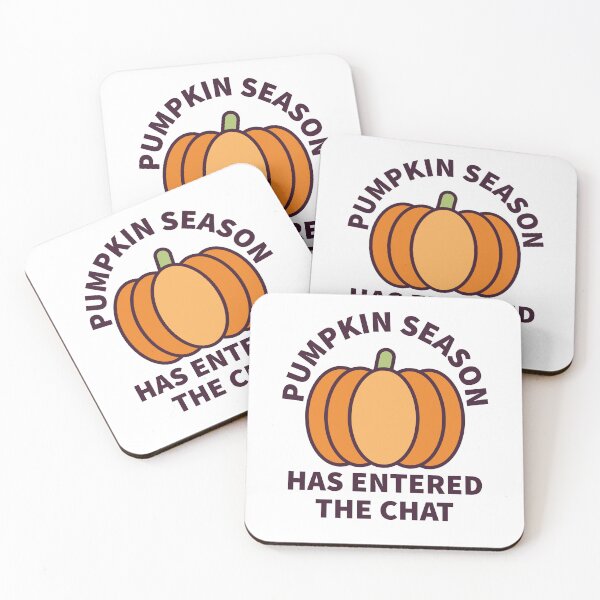 Item preview, Pumpkin Season Has Entered The Chat - Funny Fall Autumn Saying designed and sold by Shape Snip Studio.