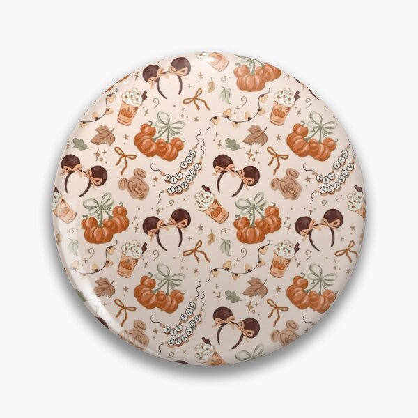 Item preview, Cozy Autumn Pumpkin Ears | Fall Coffee & Pumpkin Spice Pattern designed and sold by Aniwhisper240.