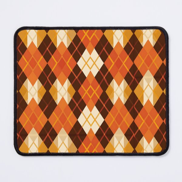 Item preview, Autumn Argyle Plaid Pattern Cozy Fall Geometric Design designed and sold by FuzionRaptor.