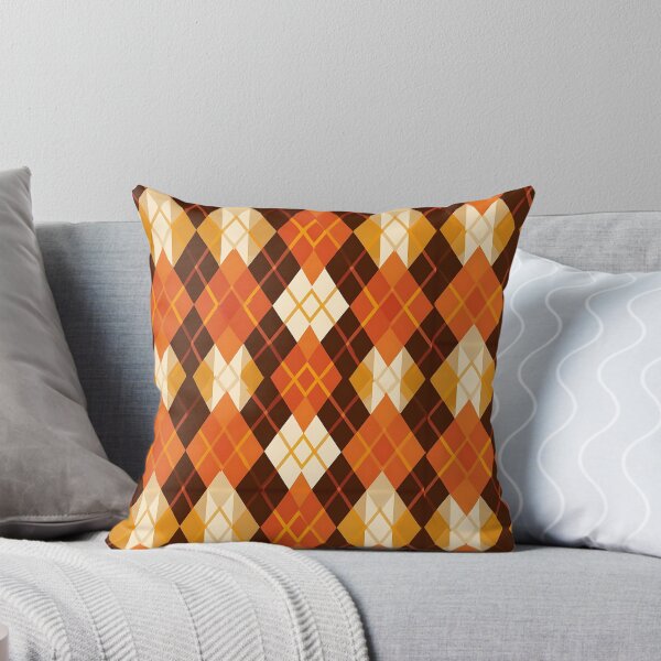Item preview, Autumn Argyle Plaid Pattern Cozy Fall Geometric Design designed and sold by FuzionRaptor.