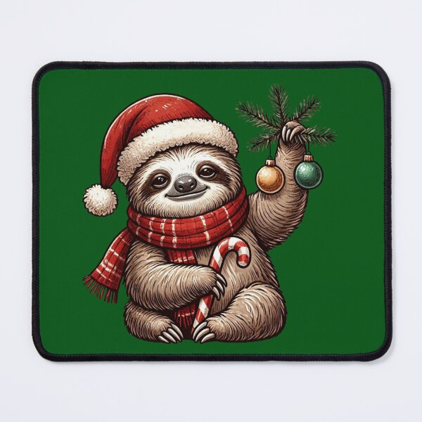 Item preview, Christmas Sloth designed and sold by NerdiPop.