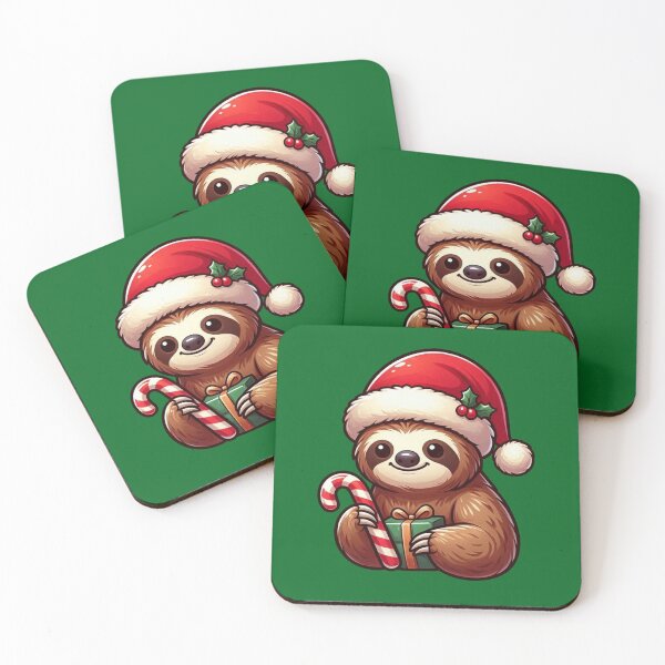 Item preview, Christmas Sloth designed and sold by NerdiPop.