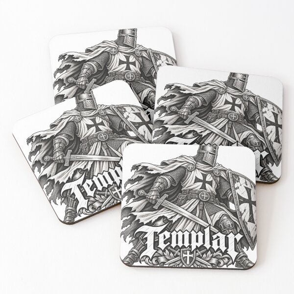 Item preview, Templar Knight Woodcut Grimdark Design designed and sold by SunnyDesign82.