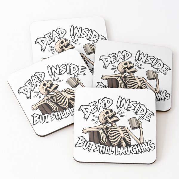 Item preview, Dead inside but still laughing designed and sold by QuixalArts.
