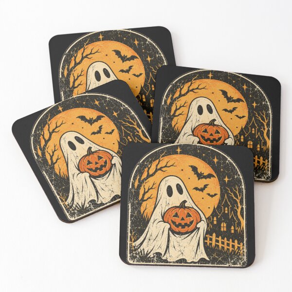 Item preview, Ghost Holding a Pumpkin designed and sold by Blink Art Studio.
