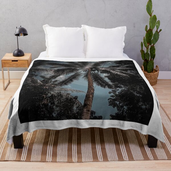 Item preview, Moody Tropical Palm Tree Nature Photography designed and sold by Luxxe87.