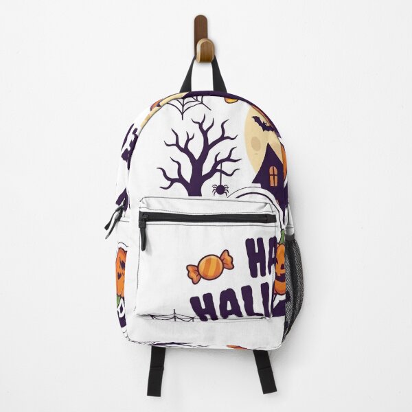 Item preview, Cute Happy Halloween Sticker – Kawaii Haunted House Scene designed and sold by Print-wala.