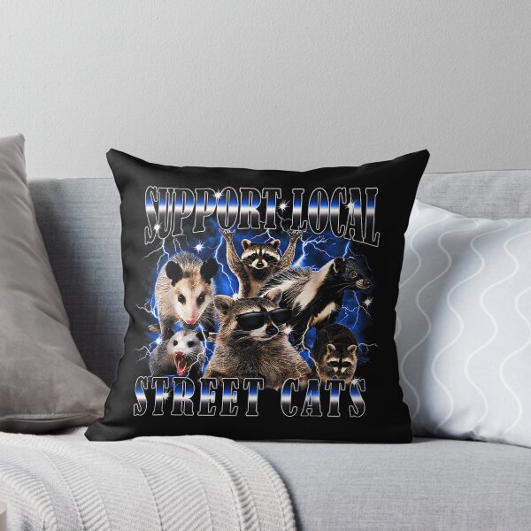 Item preview, Copy of Support Local Street Cats Raccoon Opossum Skunk Grunge Animal designed and sold by Brasovbit.