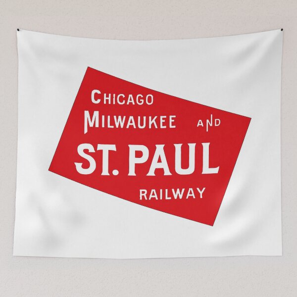 Item preview, Logo of the Chicago, Milwaukee and St. Paul Railway designed and sold by Trains-and-Rail.