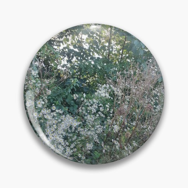 Item preview, White Wildflowers In Lush Green Woodland designed and sold by PhuongVoArt.