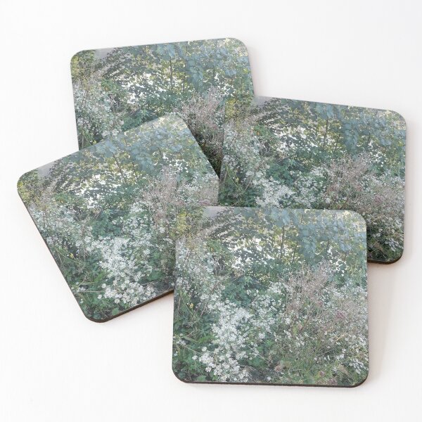 Item preview, White Wildflowers In Lush Green Woodland designed and sold by PhuongVoArt.