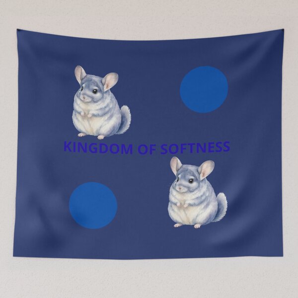 Item preview, Kingdom of Softness – Cute Chinchilla Art designed and sold by DidiDesignShop.