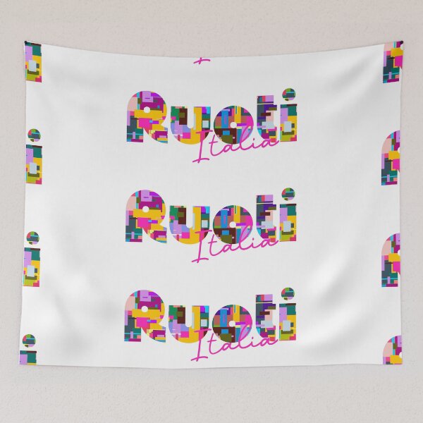 Item preview, Ruoti, Potenza, Italy, Italia, colorful typography design for travellers designed and sold by Wanderful-roads.