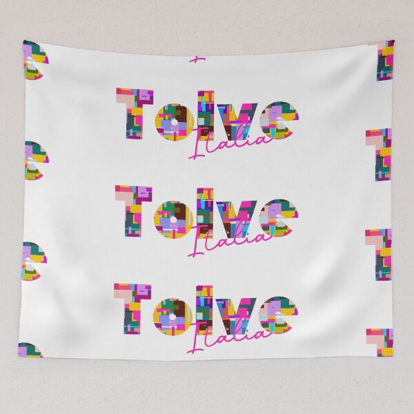 Item preview, Tolve, Potenza, Italy, Italia, colorful typography design for travellers designed and sold by Wanderful-roads.