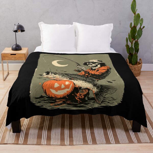 Item preview, Halloween Fishing – Spooky Fishing Design for Anglers designed and sold by DyzioSupply.