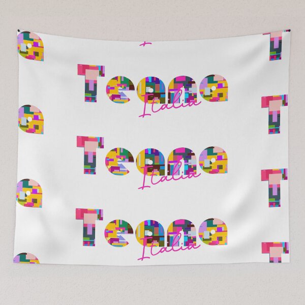 Item preview, Teana, Potenza, Italy, Italia, colorful typography design for travellers designed and sold by Wanderful-roads.