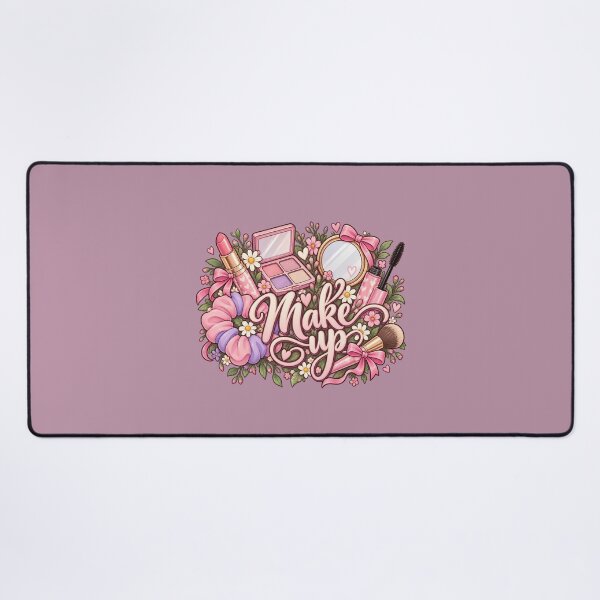 Item preview, Pretty Pastel Makeup – Pink Cosmetics and Floral Beauty Accessories designed and sold by Britishdelights.