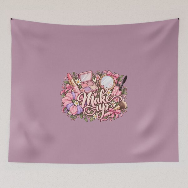 Item preview, Pretty Pastel Makeup – Pink Cosmetics and Floral Beauty Accessories designed and sold by Britishdelights.