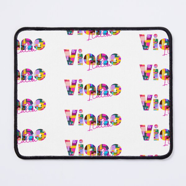 Item preview, Viano, Reggio Emilia, Italy, Italia, colorful typography design for travellers designed and sold by Wanderful-roads.
