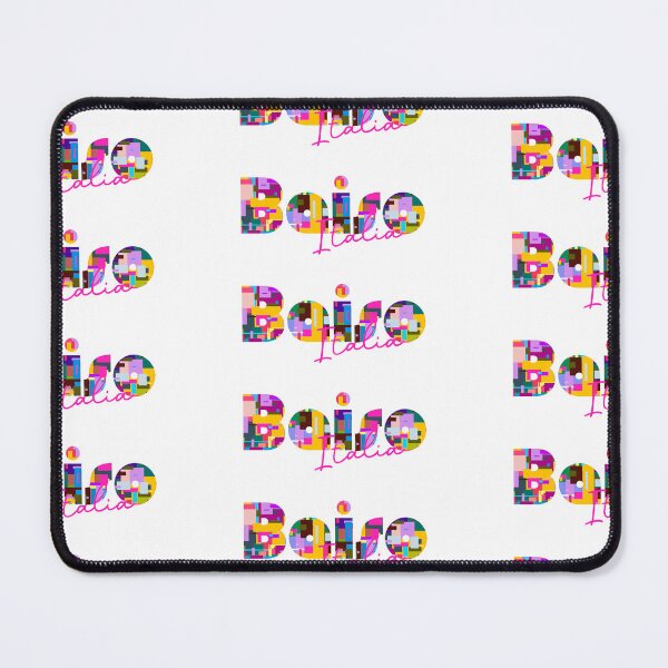 Item preview, Baiso, Reggio Emilia, Italy, Italia, colorful typography design for travellers designed and sold by Wanderful-roads.