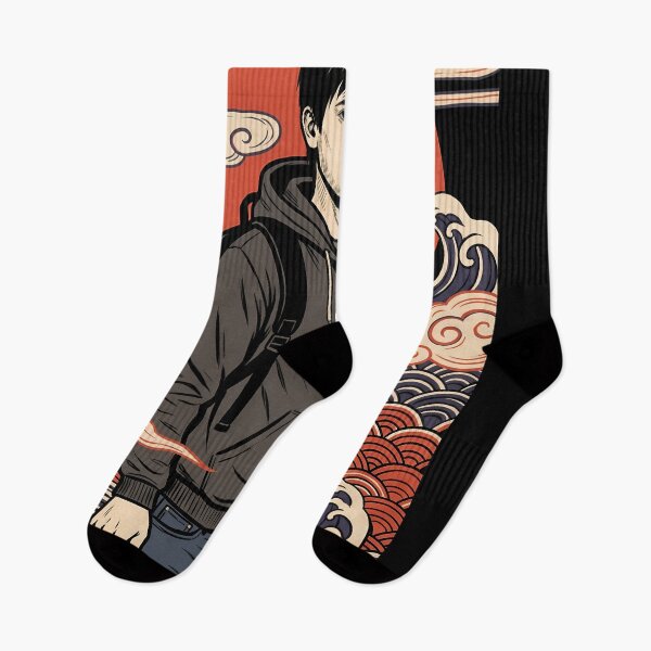Item preview, Simon Henriksson Cry of Fear Ukiyo-e Gaming Graphic Tee designed and sold by Senpaiwaves.