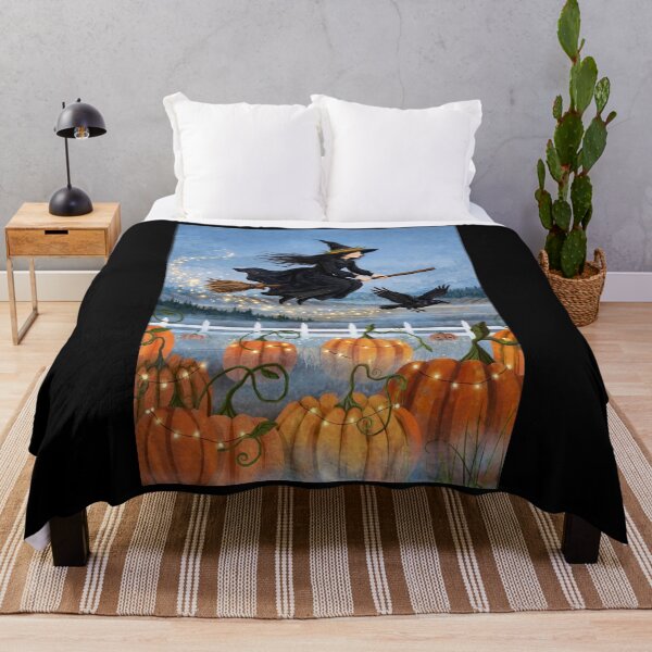 Item preview, Black witch and crow -Flying to the moon. designed and sold by DibujandoPorfa.