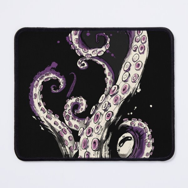 Item preview, Purple Tentacle Day of the Tentacle Sumi-e Video Game Anime Shirt designed and sold by Senpaiwaves.