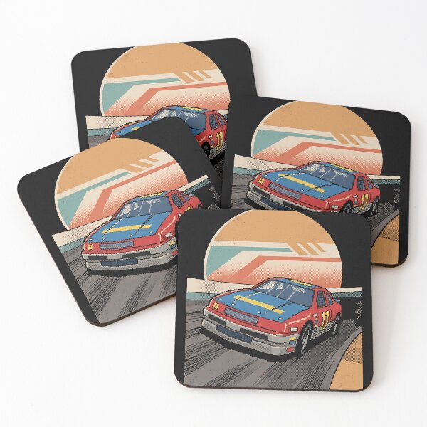 Item preview, A Stock Car on the Banking Daytona USA Retro Gaming Graphic Tee designed and sold by Senpaiwaves.