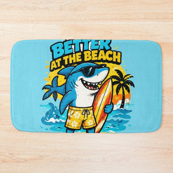 Item preview, Funny Surfing Shark Beach Life Summer Vacation designed and sold by Melanie-Murphy4.