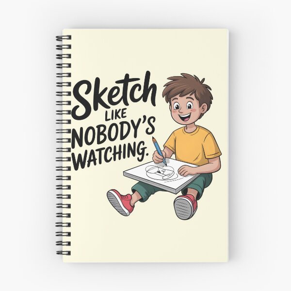Item preview, Sketch Like Nobody’s Watching – Inspirational Sketch Artist and Drawing Design designed and sold by Jollys-ArtShop.