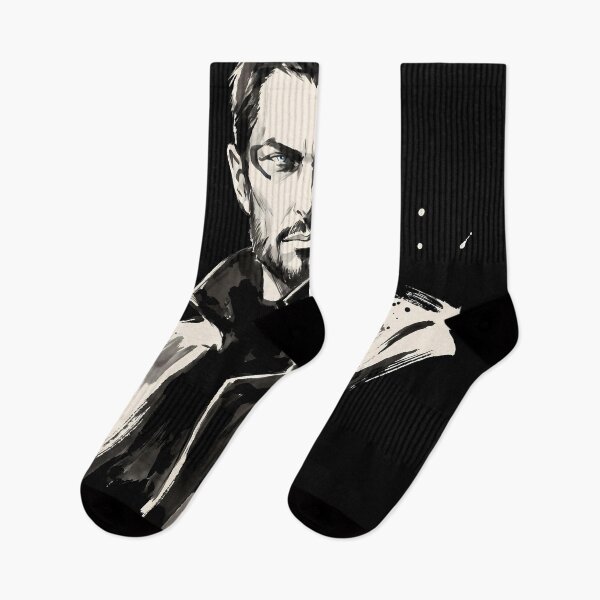 Item preview, Adam Jensen Deus Ex Human Revolution Sumi-e Gamer Graphic Tee designed and sold by Senpaiwaves.
