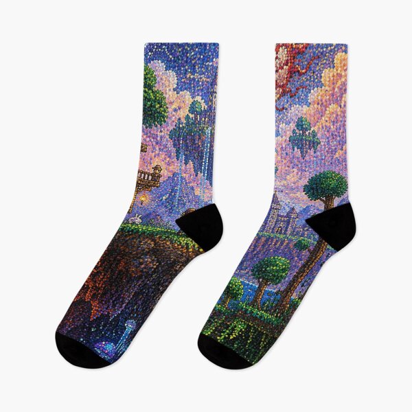 Aperçu de l'œuvre Illustrations inspirées de Terraria créée et vendue par FeelTheDrawing.